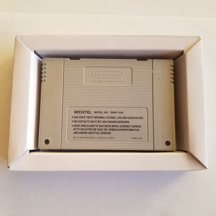 Karton Inlay für SNES OVP (Neu (gemäss Beschreibung)) in Zürich für CHF ...