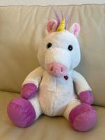 Peluche licorne blanc rose bon état 40cm