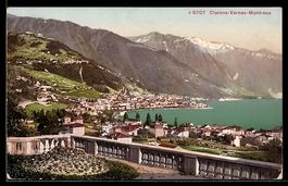 AK Montreux, Clarens, Vernex, Vue générale