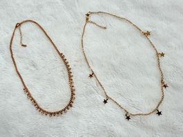 2 gebrauchte Halsketten