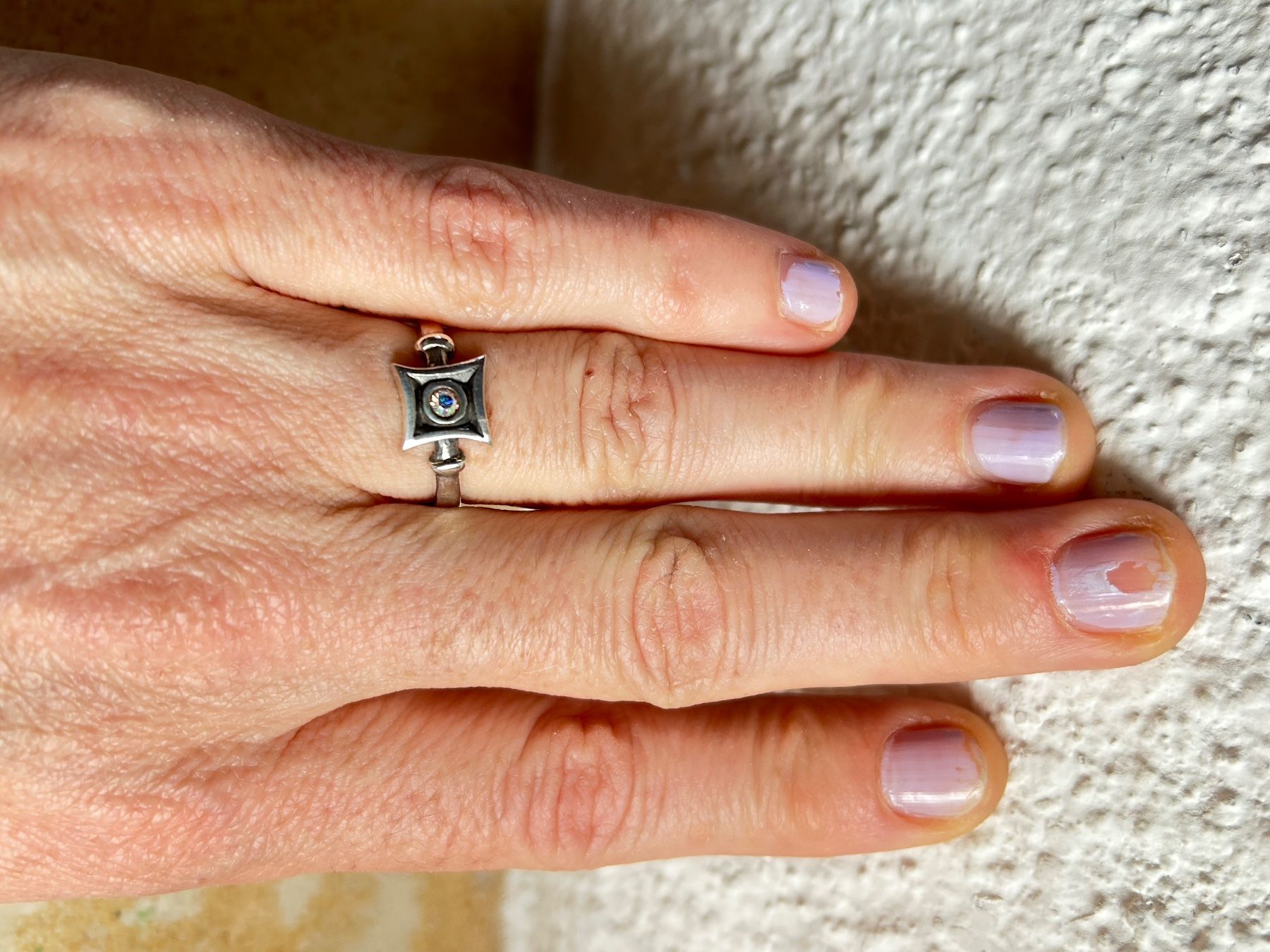 Anelli: Silberring Rainbow (53) – Usato da Laufen venduto da Bellebellezza 1