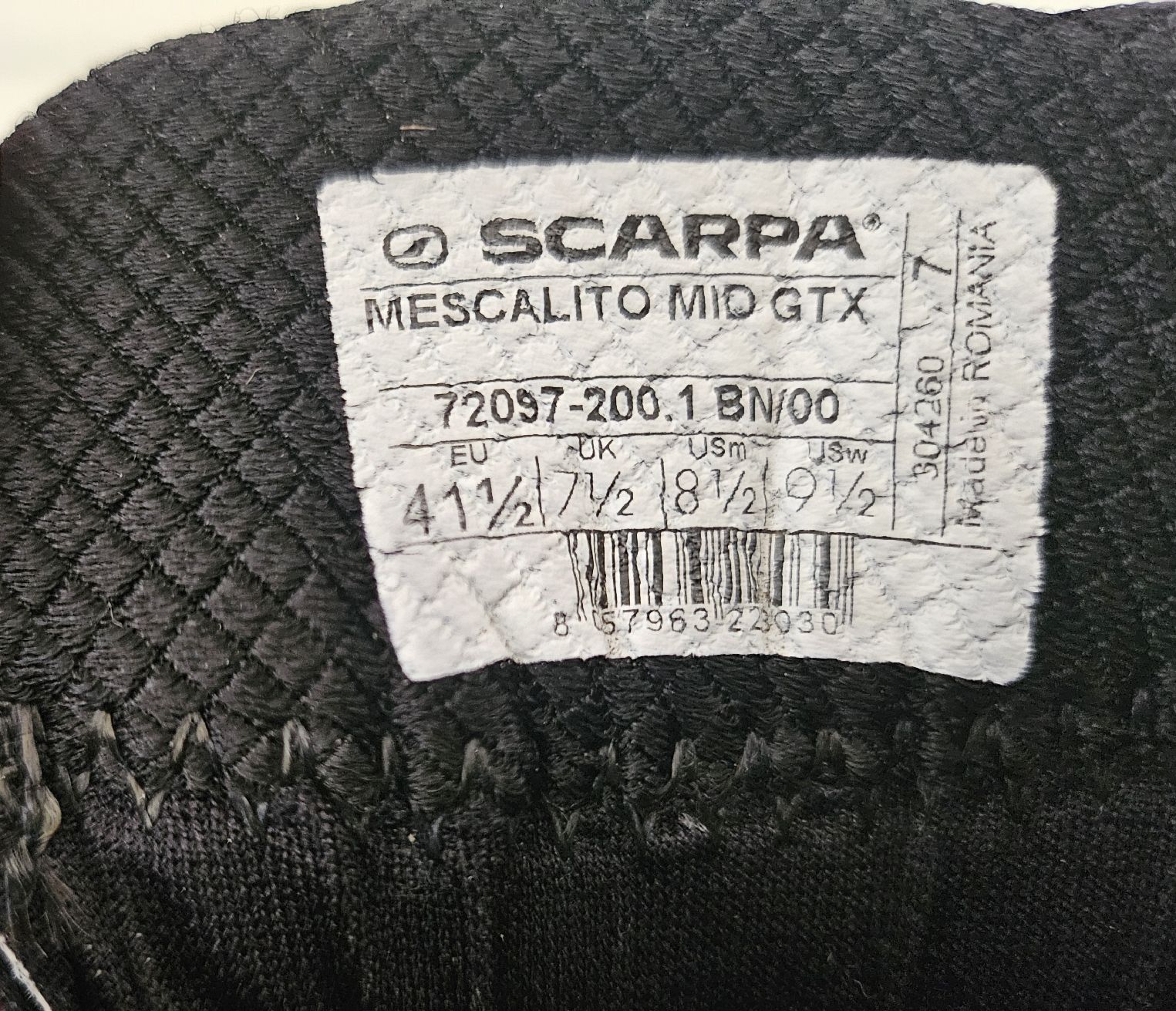 Scarpa Scarpe da uomo: Scarpa Mescalito Mid GTX 41.5 – Nuovo (secondo la descrizione) da Vex venduto da Cigrene 4