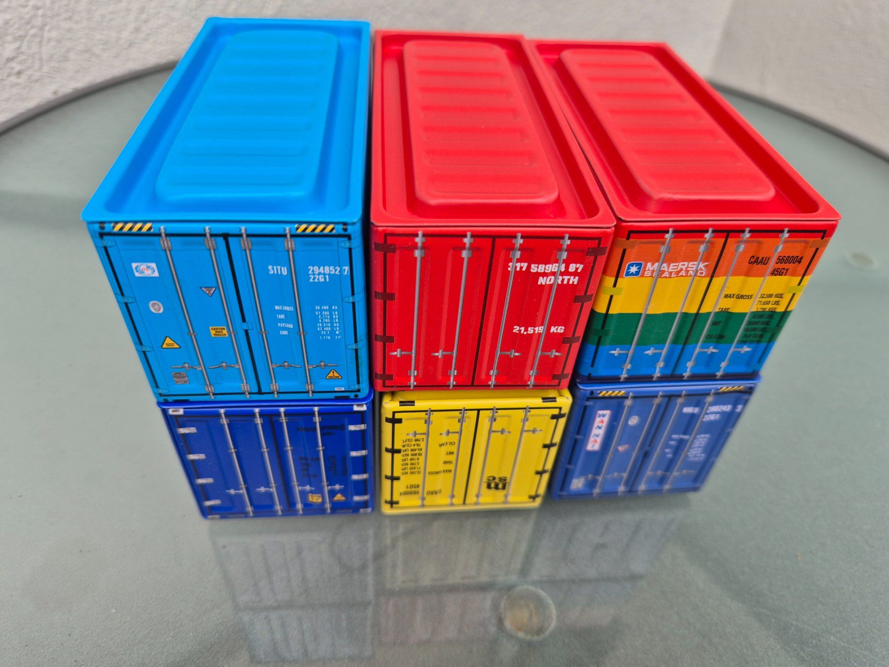 Kit di modellismo & Modellini statici: Container; Schiffcontainer Modellbau. – Usato da Oberbuchsiten venduto da laffite54 3