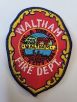 Aufnäher Waltham Fire Dept. USA Abzeichen neu
