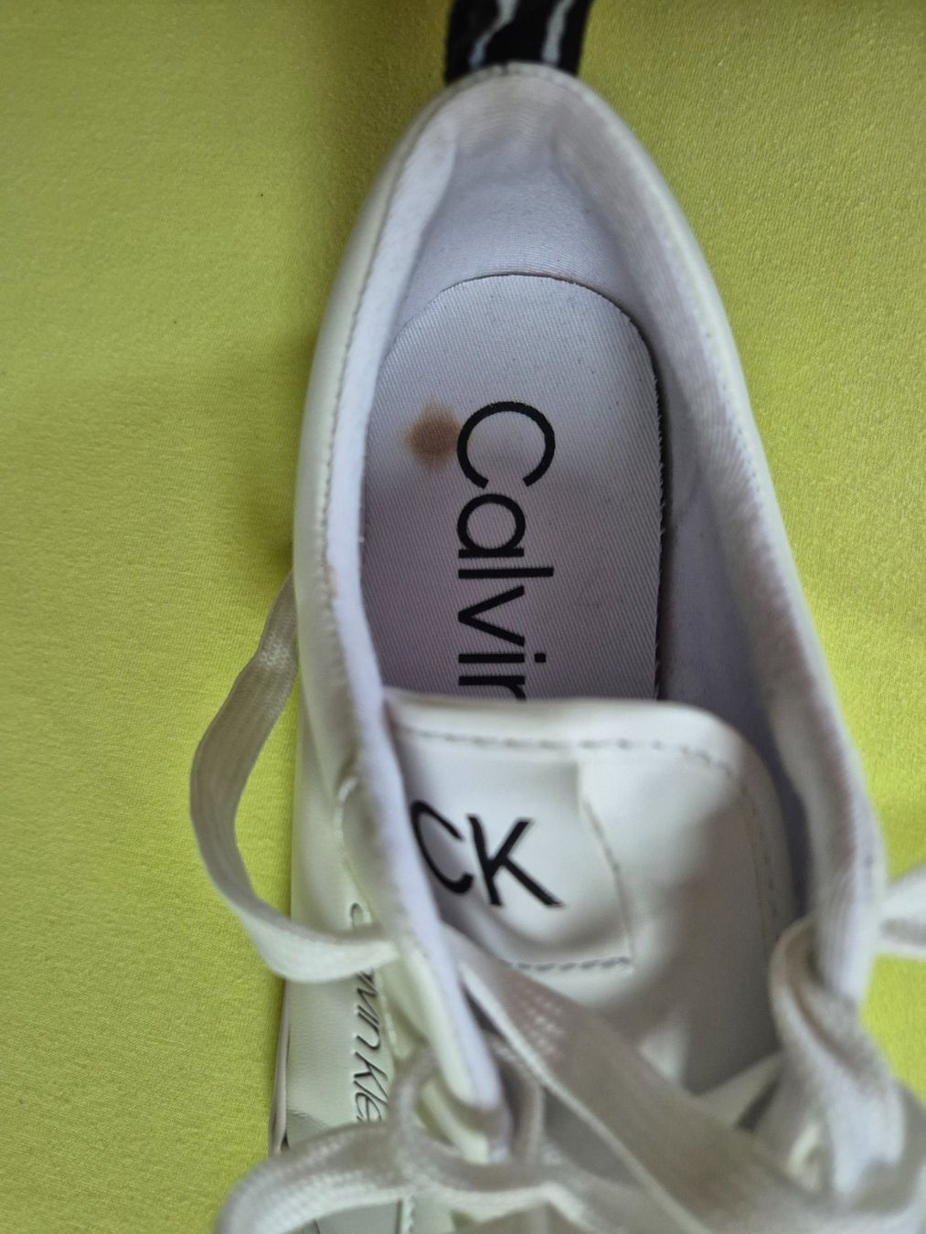 Calvin Klein Scarpe da uomo: Calvin Klein Sneaker Gr. 41, weiss – Usato da Winterberg ZH venduto da Gemini63 5