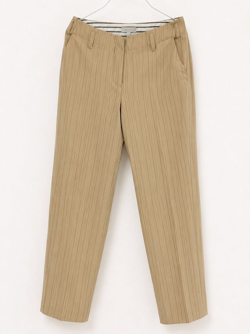 Lotti di vestiti: Ensemble tailleur beige rayé veste et pantalon T36 – Usato da Tramelan venduto da starzerg 3