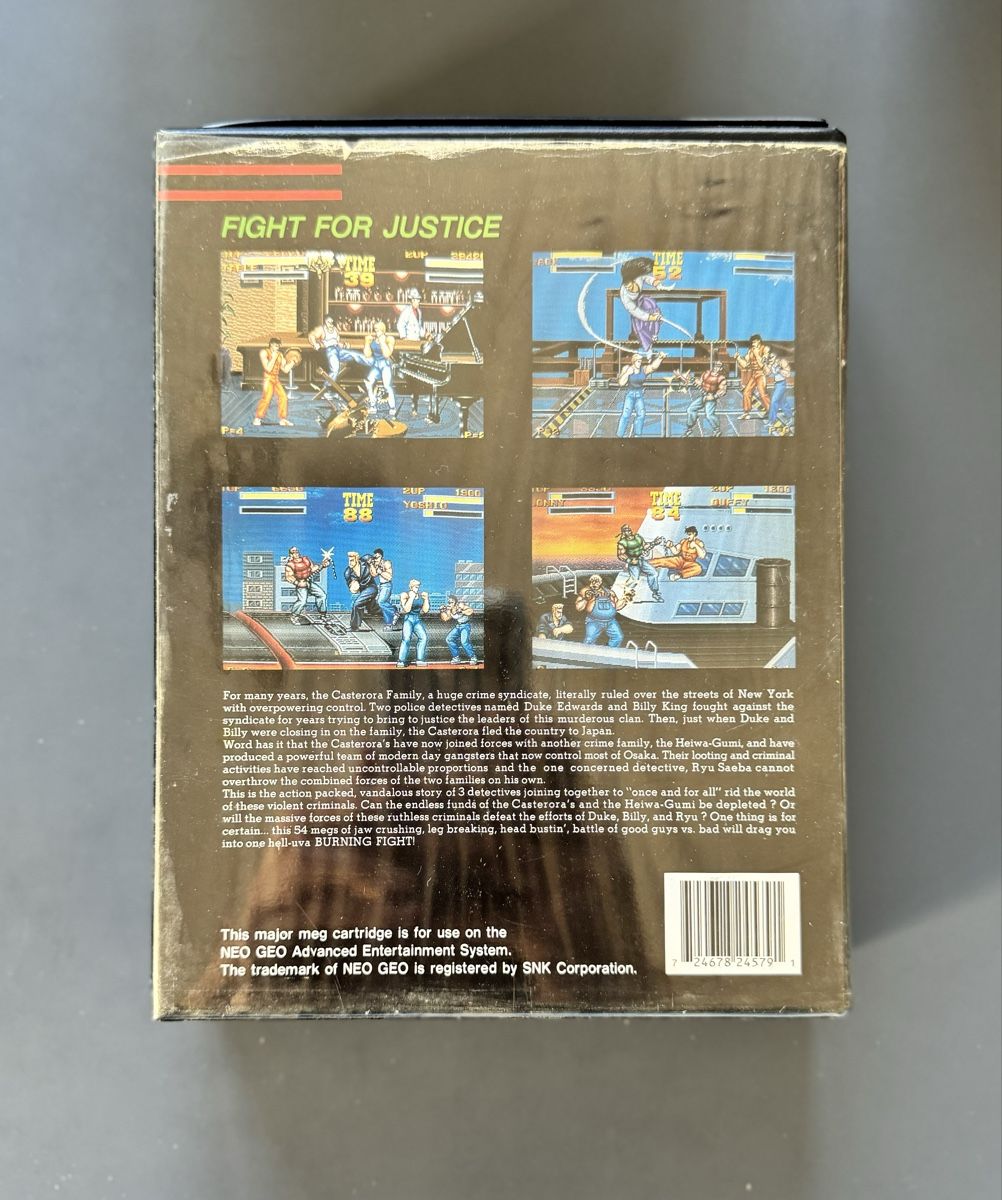 Snk Giochi: Burning Fight Neo Geo AES – Usato da Neuchâtel venduto da Anthony.damour 2