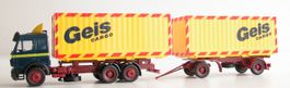 Herpa Lastkraftwagen mit Anhänger Mercedes zu Spur H0