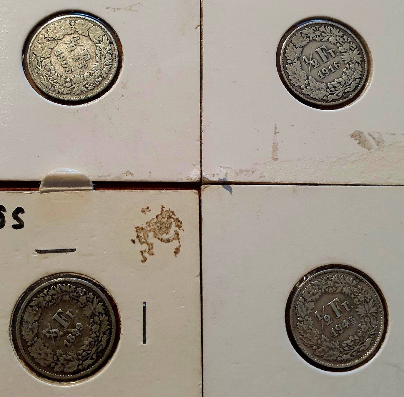 Tutti le monete: 4 x 50 Rp.Silber – Usato da Egerkingen venduto da Acc1