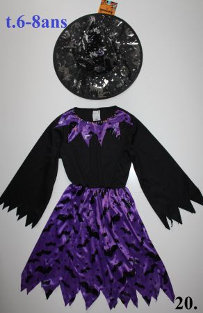 Costume sorcière / Hexe t. 6 - 8 ans