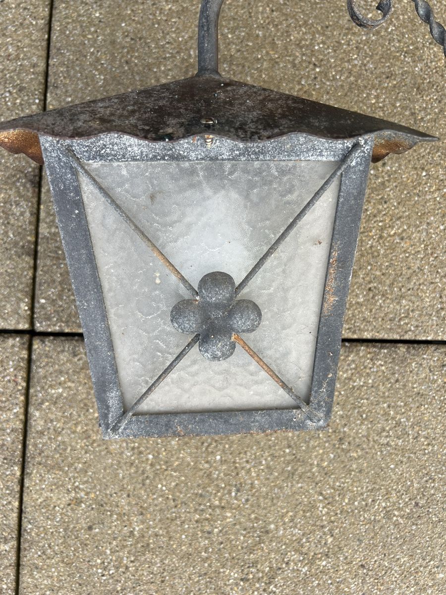 Lampes: Alte Aussenleuchte Eisen – D'occasion à Wetzikon ZH par TolleAussicht 5