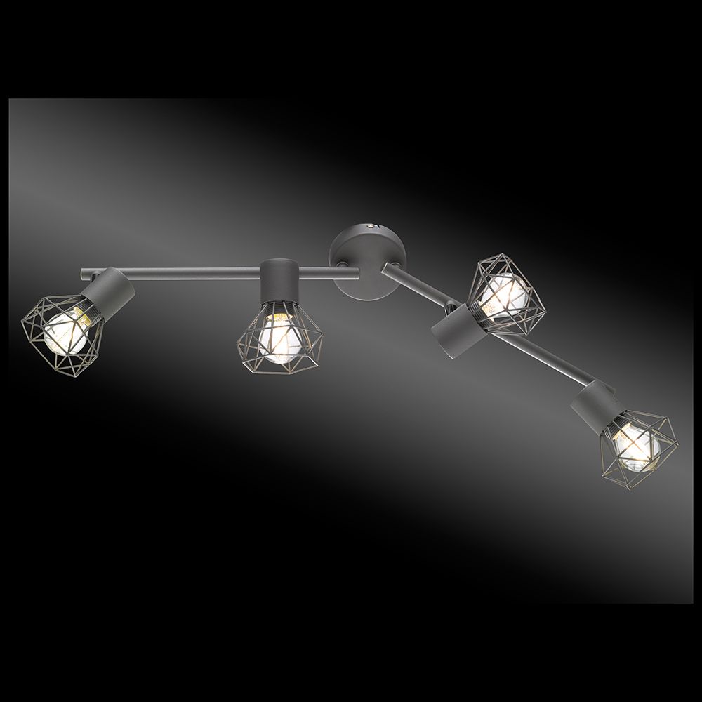 Lampade: Deckenleuchte, 4 Strahler, Verstellbar  – Nuovo (secondo la descrizione) da Kreuzlingen venduto da Smart-Light
