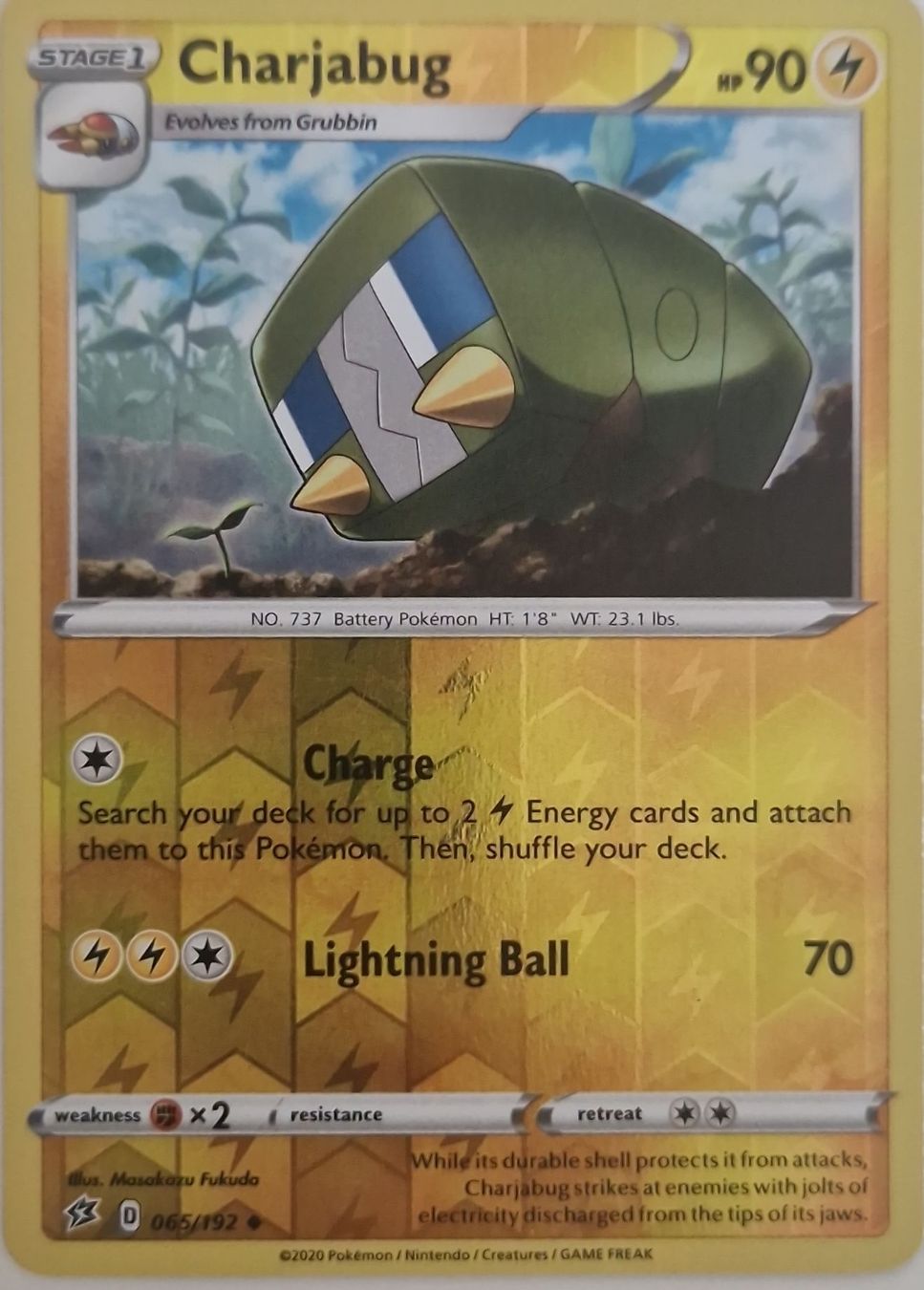 Pokémon Sammelbilder & Trading cards: Pokemon Charjabug Karte – Neu (gemäss Beschreibung) aus Birsfelden von Fa_alvite