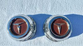 Toyota Oldtimer - Youngtimer / zwei Stück Nabendeckel braun