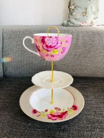 PIP Geschirr Etagere Vintagegeschirr Teller Globus Shabby