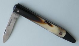 FR. ZAUGG uraltes Schweizer Sackmesser Taschenmesser Horn