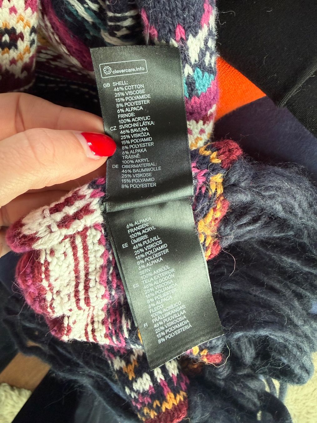 H&M Foulards, Tücher & Schals: H&M Winter-Schal mit Muster, One Size – Gebraucht aus Altendorf von Jeshy15 1
