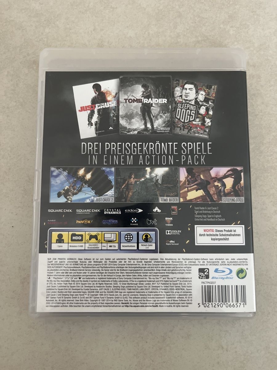 Sony Giochi: Ultimate Action Triple Pack ps3 – Usato da Suhr venduto da SchnapperCH 1