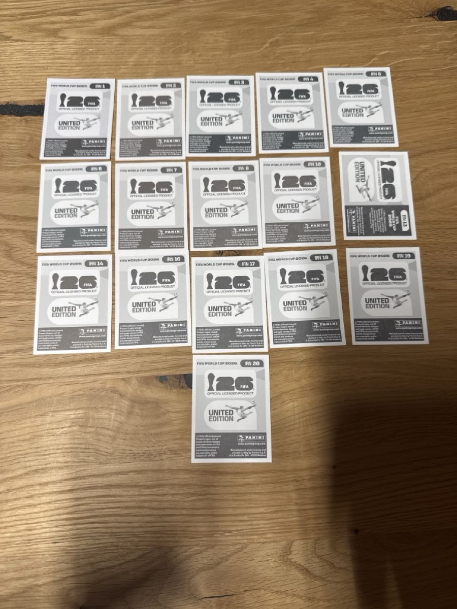 Panini Carte collezionabili: Panini Klebe Bilder WM 2026 Iran – Nuovo (secondo la descrizione) da Gamsen venduto da Lionel321 1