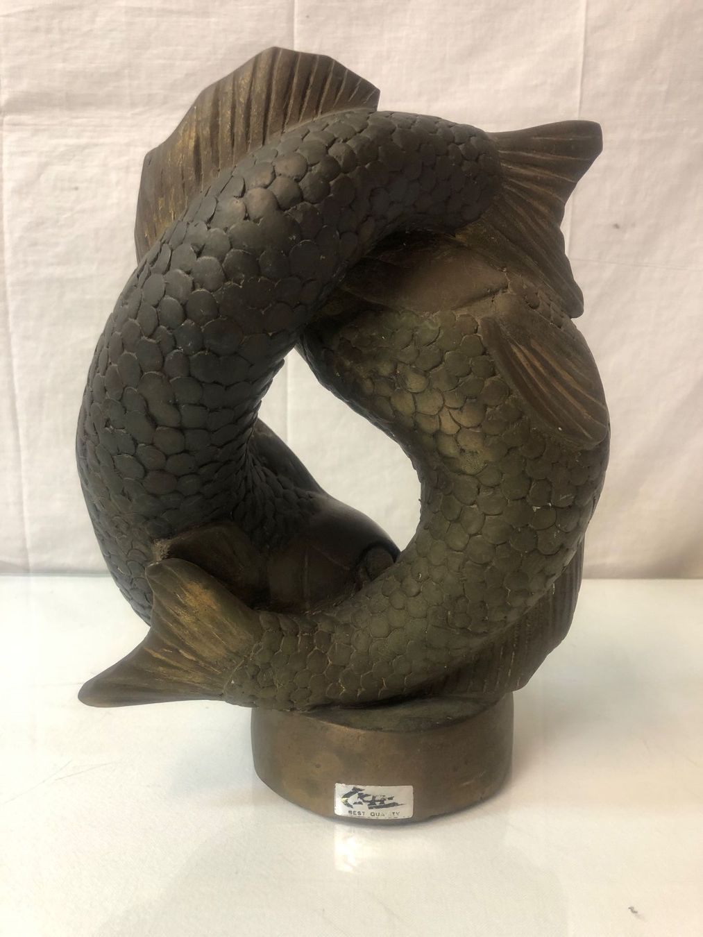 Sculptures & Statues: Skulptur Koi - Bronzefigur – D'occasion à Brunnen par Allerwaren 2