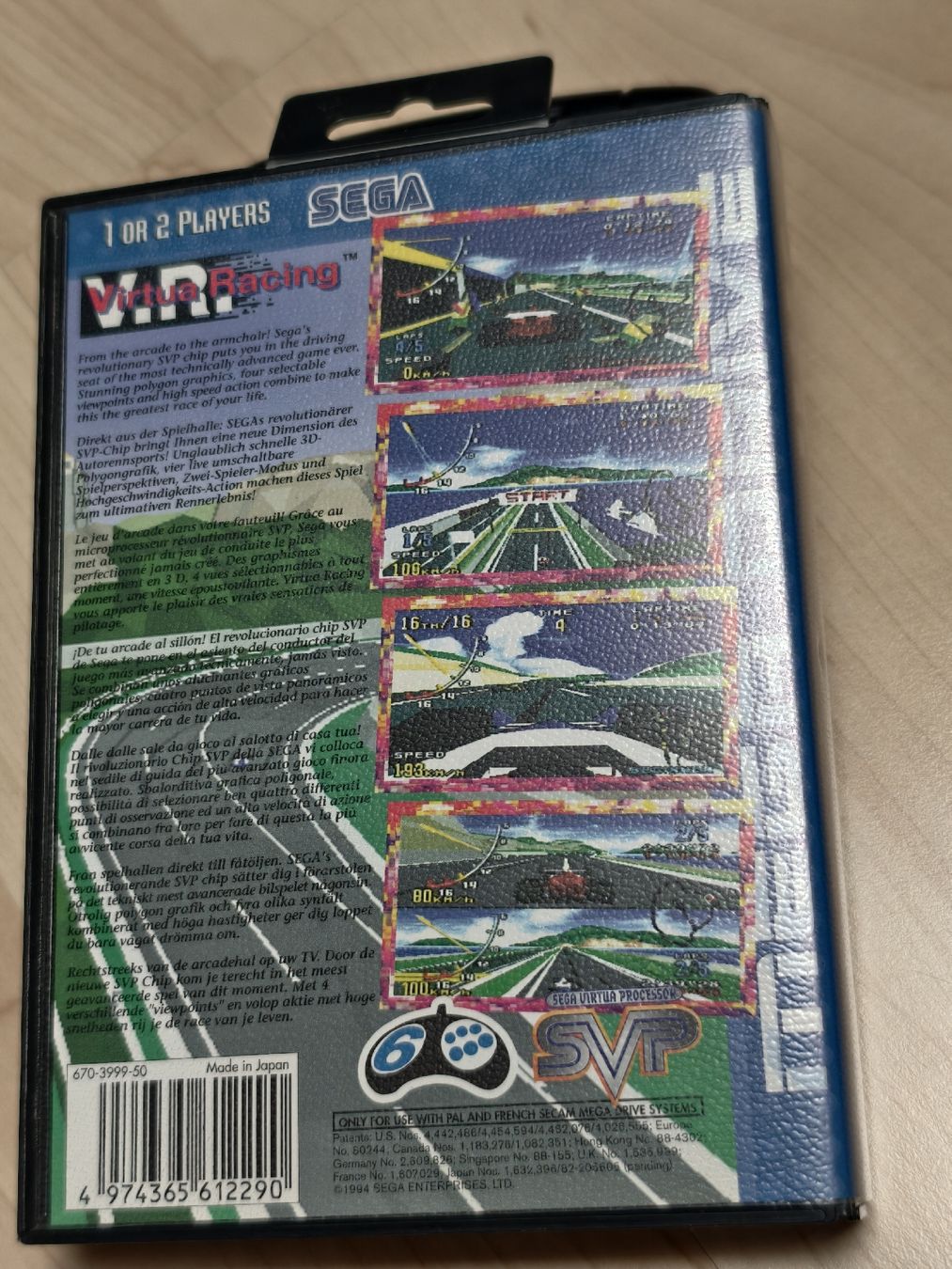 Sega Jeux: Sega Mega Drive Virtua Racing  – D'occasion à Ringgenberg BE par Tantal15125 1