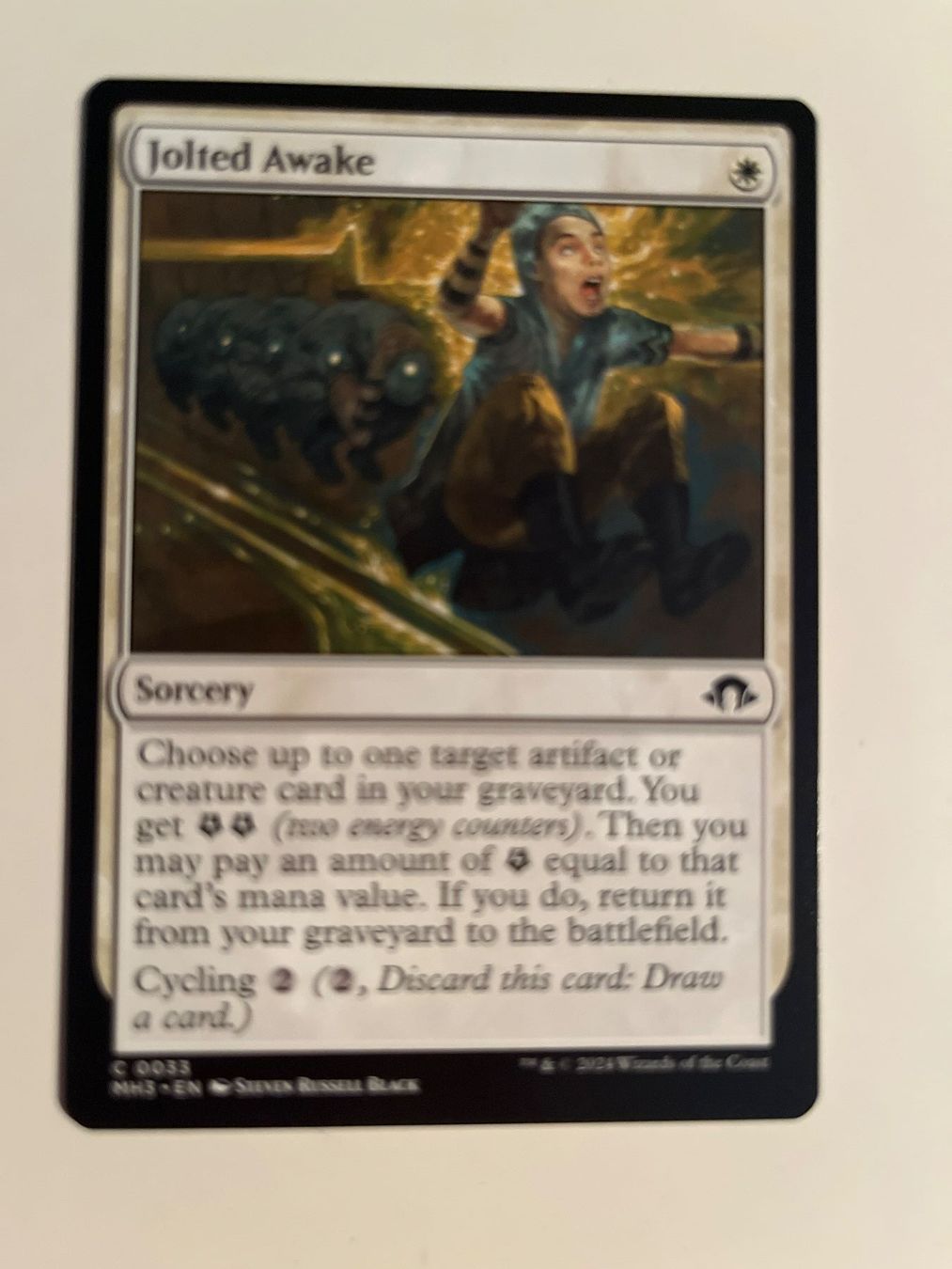 Magic The Gathering Carte collezionabili: 1 x Jolted Awake - Magic: The Gathering - MtG – Usato da Kriens venduto da Shadi1980