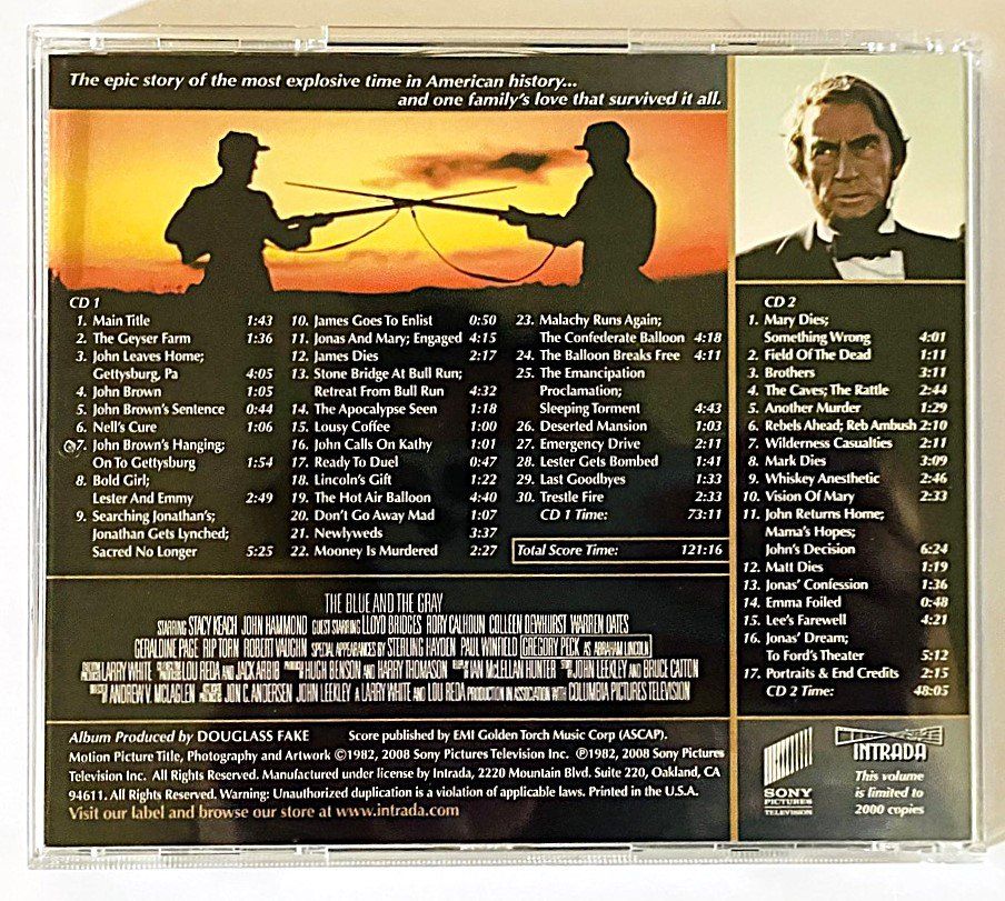CD: The Blue & The Gray  - Original Soundtrack - Spec. Coll.  CD – Usato da Duggingen venduto da nad_6yzh 1