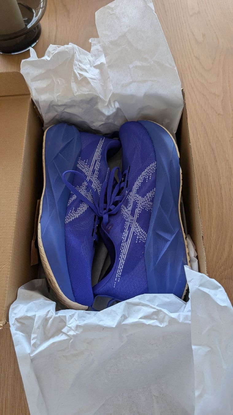Asics Scarpe da donna: Asics Nova Blast 5 white blue 40.5 – Nuovo (secondo la descrizione) da Biberstein venduto da ameliecimador 2