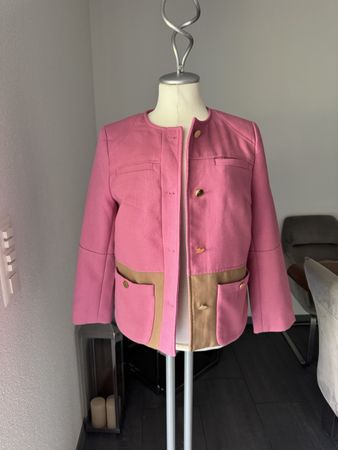 Damen Jacke rosa Grösse 36 guter Zustand