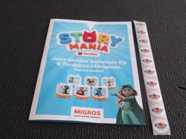 Migros Tonies Story Mania, 10 Sticker