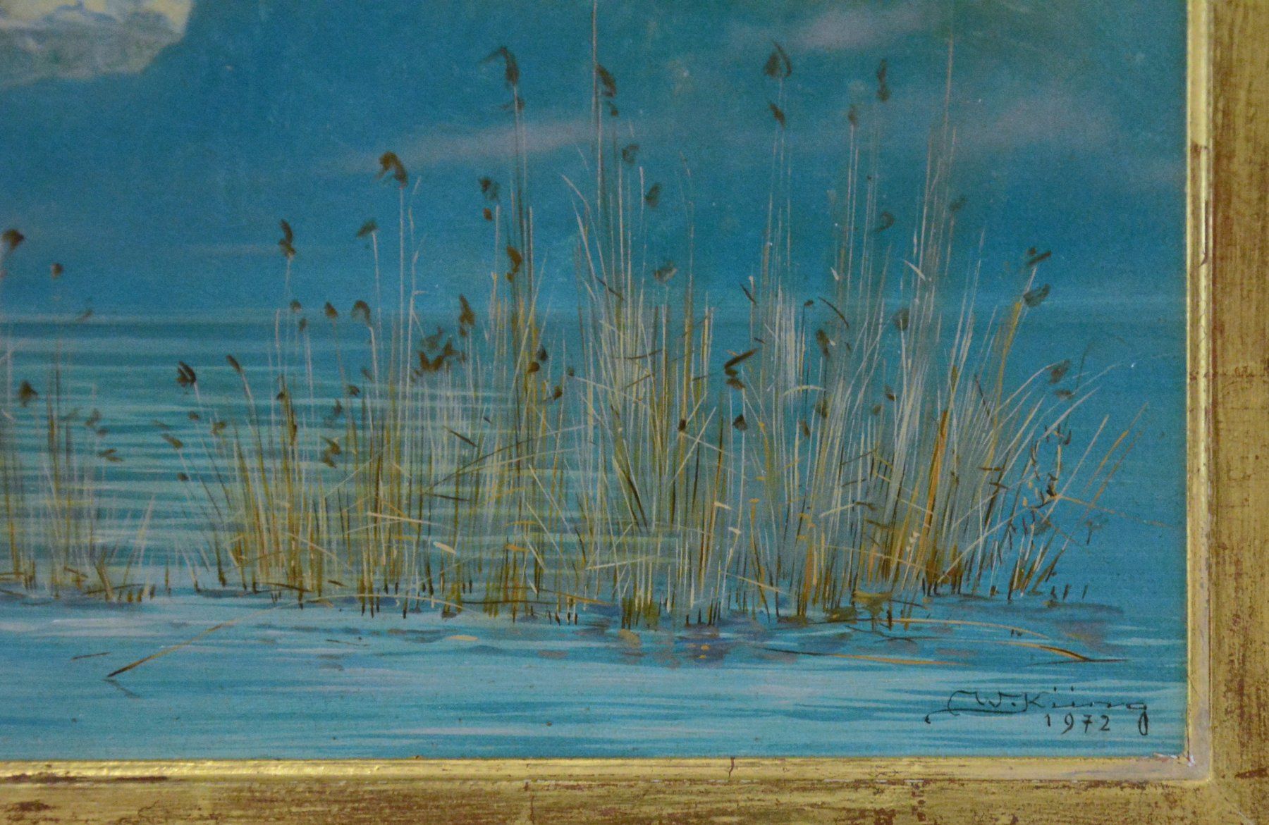 Dipinti: Ölgemälde Vierwaldstättersee - Walter Küng 1972 – Usato da Luzern venduto da -gwunderchischtli- 3