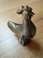 Bronze Hahn Figur guter Zustand 6cm hoch