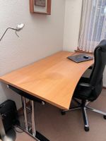 Pult inkl. Bürostuhl – gross, stabil