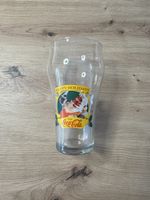 Coca-Cola Glas Weihnachtsmann Happy Holidays, Jahr 1997🎄
