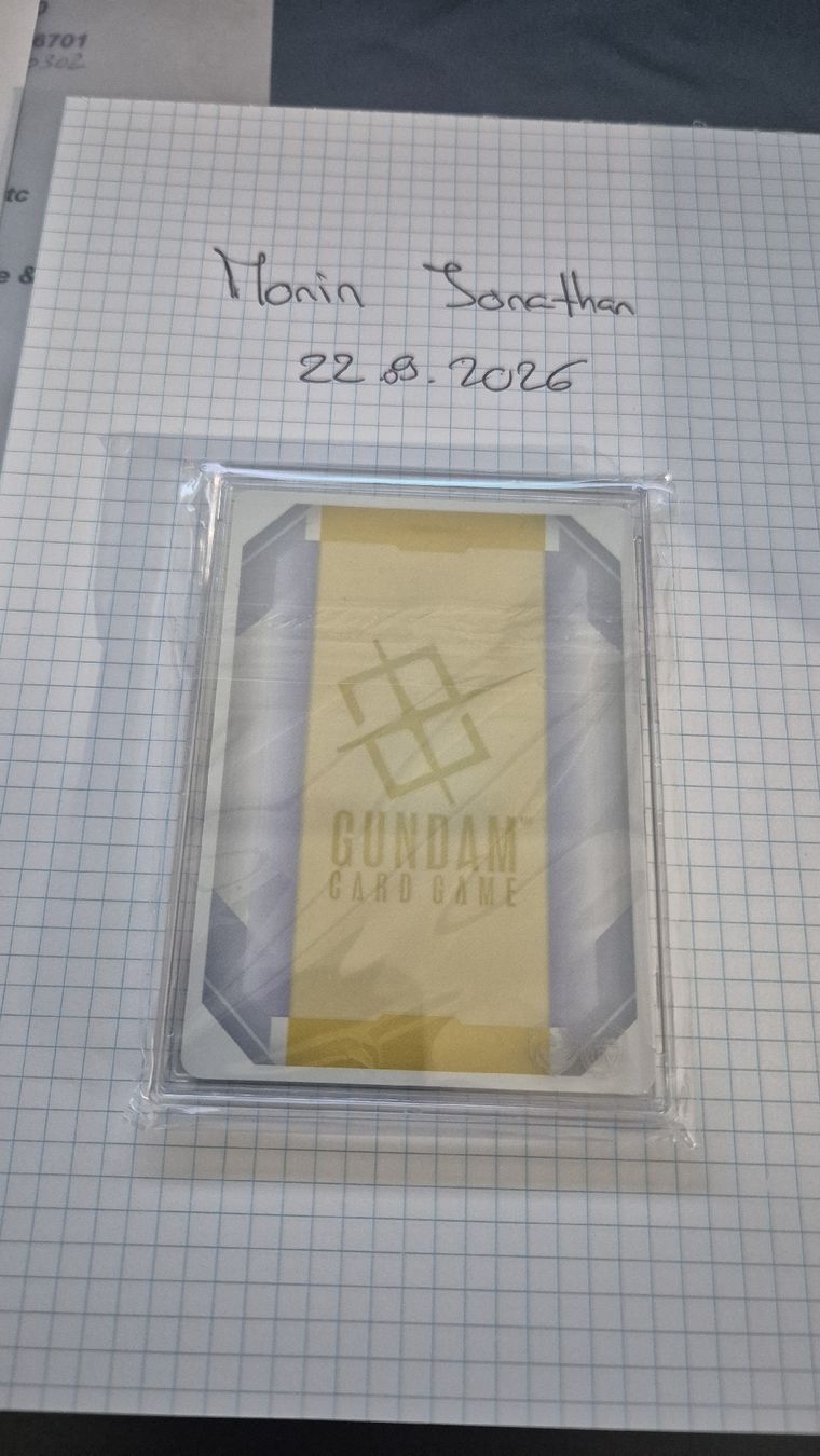 Bandai Sammelbilder & Trading cards: Gundam Card Ex Base EXBP-028 serialized – Neu (gemäss Beschreibung) aus Morges von PokeSwiss98 1