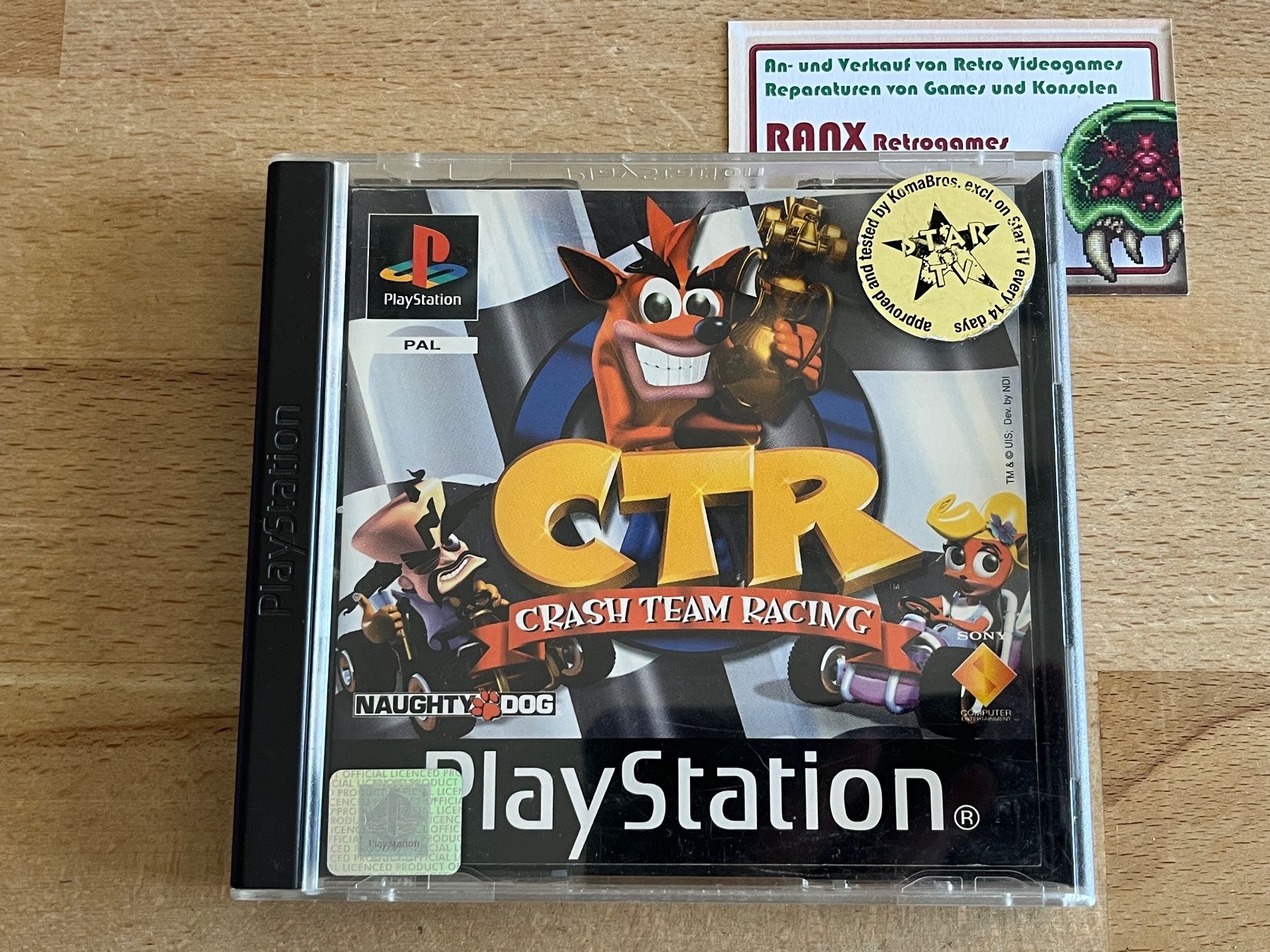 Sony Giochi: CTR Crash Team Racing, Sony PlayStation PS1 – Usato da Thalwil venduto da ranx