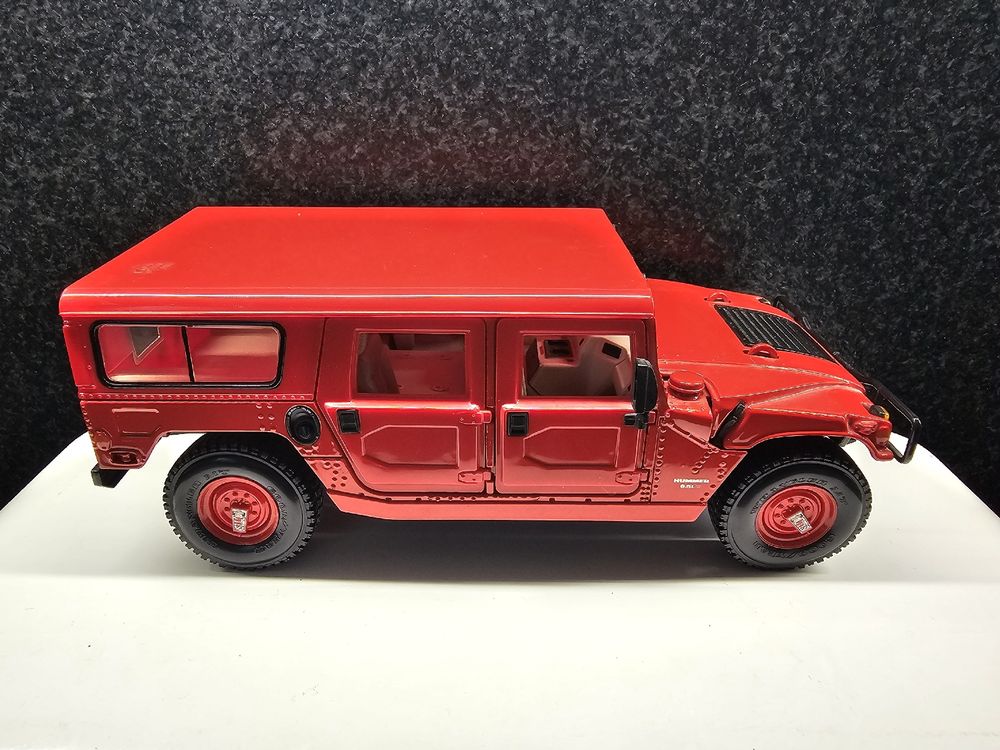 Hummer H1 Modellauto, Rot, Sammlerstück, Top Zustand! 1:18 | Kaufen auf ...