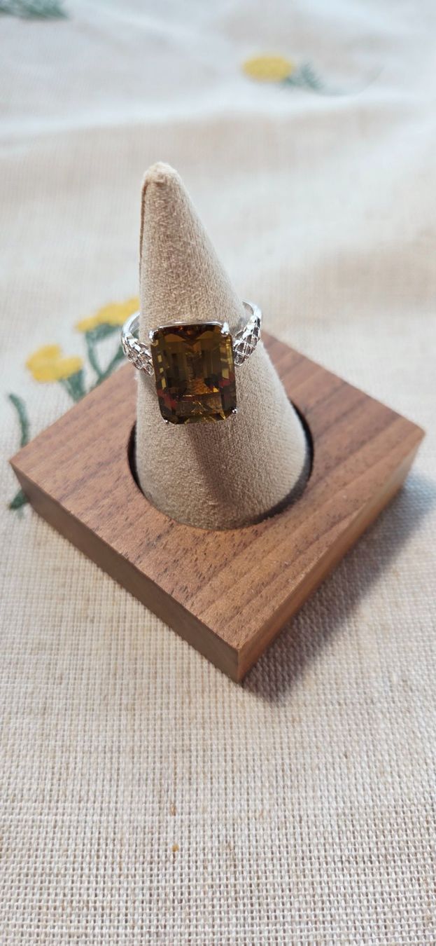 Anelli: NEW - S925 Citrine Ring (Adjustable) – Nuovo (secondo la descrizione) da Zürich venduto da cin_wcf6 1