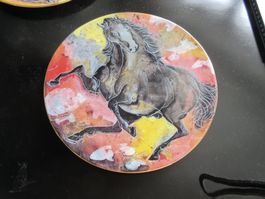 Hans Erni -Teller FEUER aus DIE 4 ELEMENTE  28 cm.Durchm.