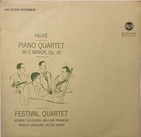 Fauré – Piano Quartett g-moll, op. 45 (LP, 1964)