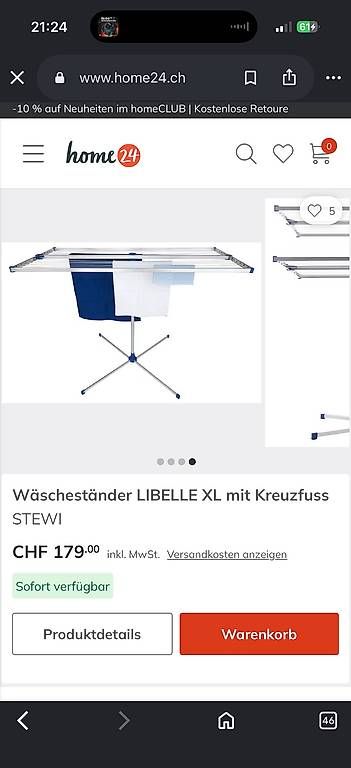 Stewi Stenditoi: STEWI Wäscheständer Libelle XL – Nuovo (secondo la descrizione) da Widnau venduto da aberhalter 2