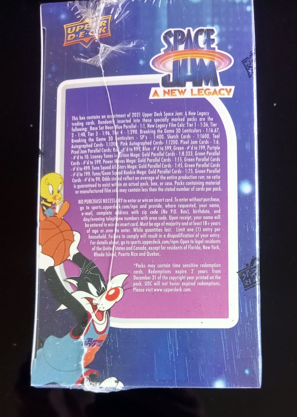 Karten: Space Jam LeBron cards box new sealed – Neu und originalverpackt aus Vallorbe von ant_75wx 2