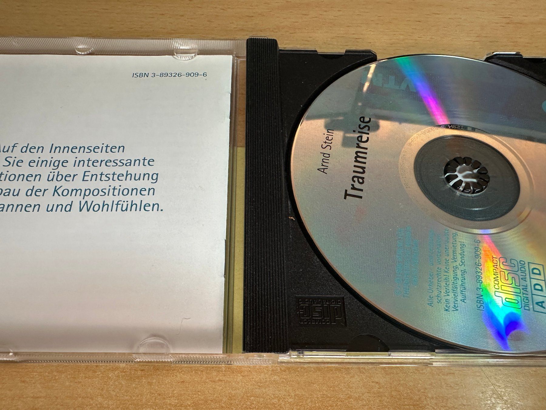 CD: H1 Arnd Stein – Traumreise – Usato da Rikon im Tösstal venduto da Alpenmutz 2