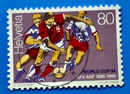 Nr.855 Fussball-Spielszene GESTEMPELT Sonderpostmarken 