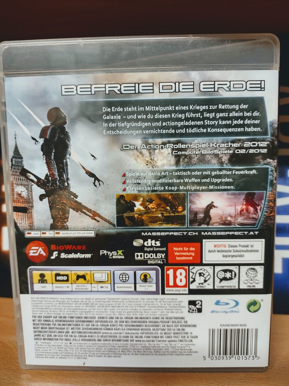 Sony Giochi: Mass Effect 3 PS3 - Jeu d'action spatial captivant ! – Usato da fribourg venduto da GameSpot 1