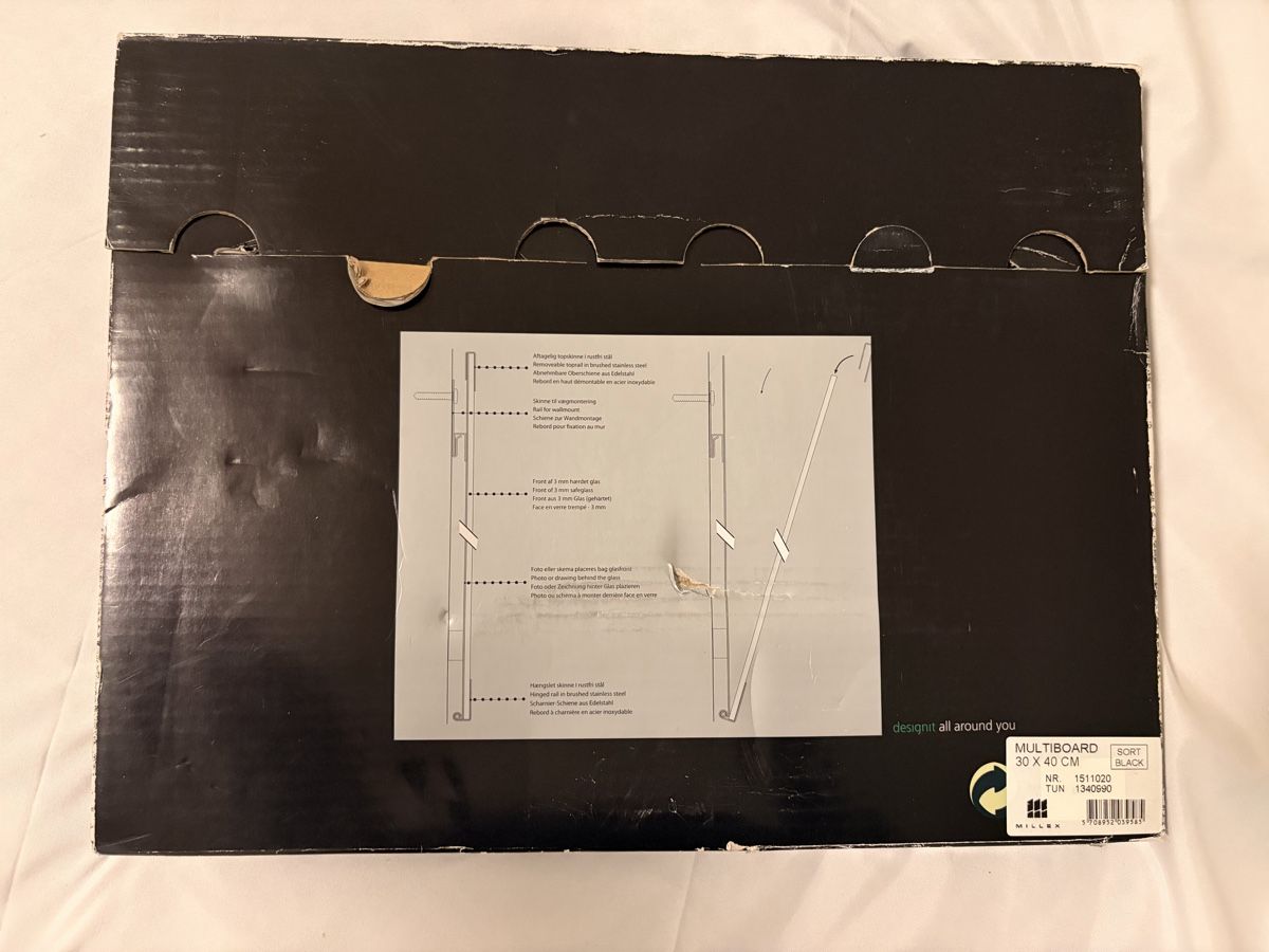 Lavagne: Millex Memoplan / Glass Multiboard magnetisch neuwertig – Nuovo e nell'imballaggio originale da Basel venduto da MinaM2014 1