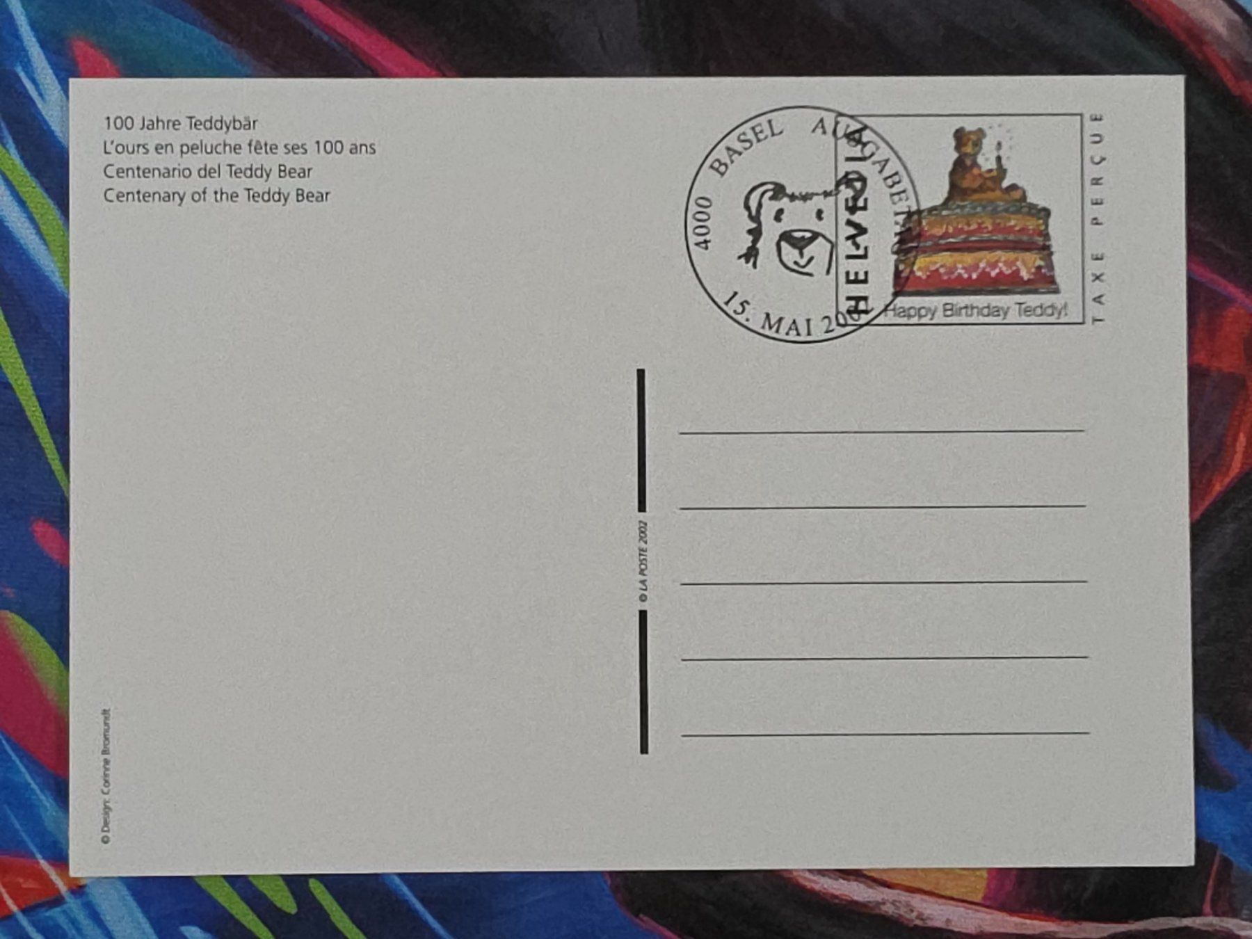 Ansichtskarten: CL26 Carte Postale + Timbre Suisse 2002 – Gebraucht aus Cousset von Patrick_Collections 1