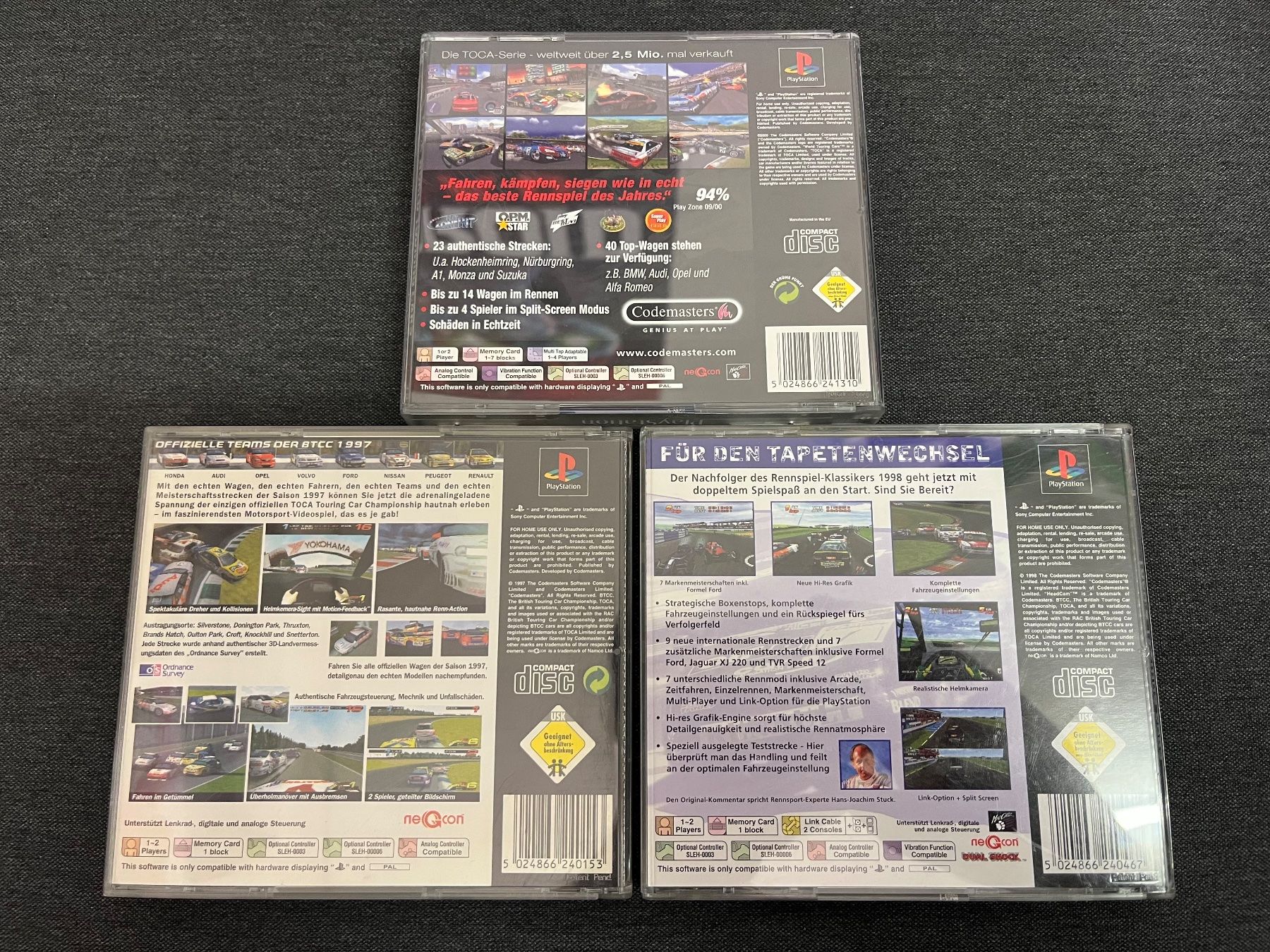 Sony Giochi: Playstation 1 PS1 TOCA Games Bundle Set – Usato da Thalwil venduto da ranx 2
