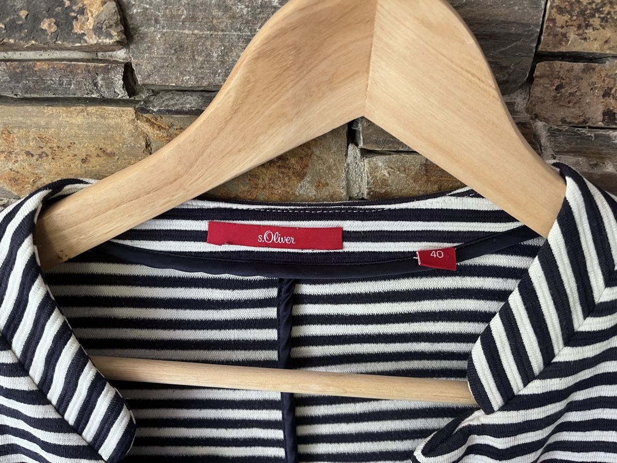 S.Oliver Vestes: S.Oliver Blazer gestreift Grösse40 – D'occasion à Winkel par Mandarinchen9 1