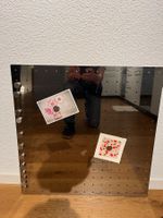 Pinnwand / Magnettafel 60x60cm, INOX, Hochglanz
